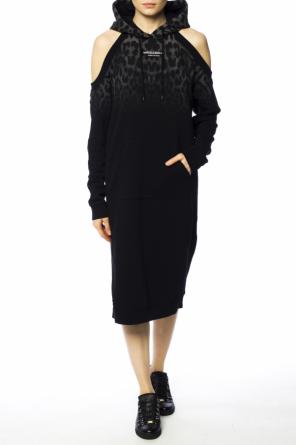 Hooded dress with logo, zdjęcie 2 Hooded dress with logo od Marcelo Burlon